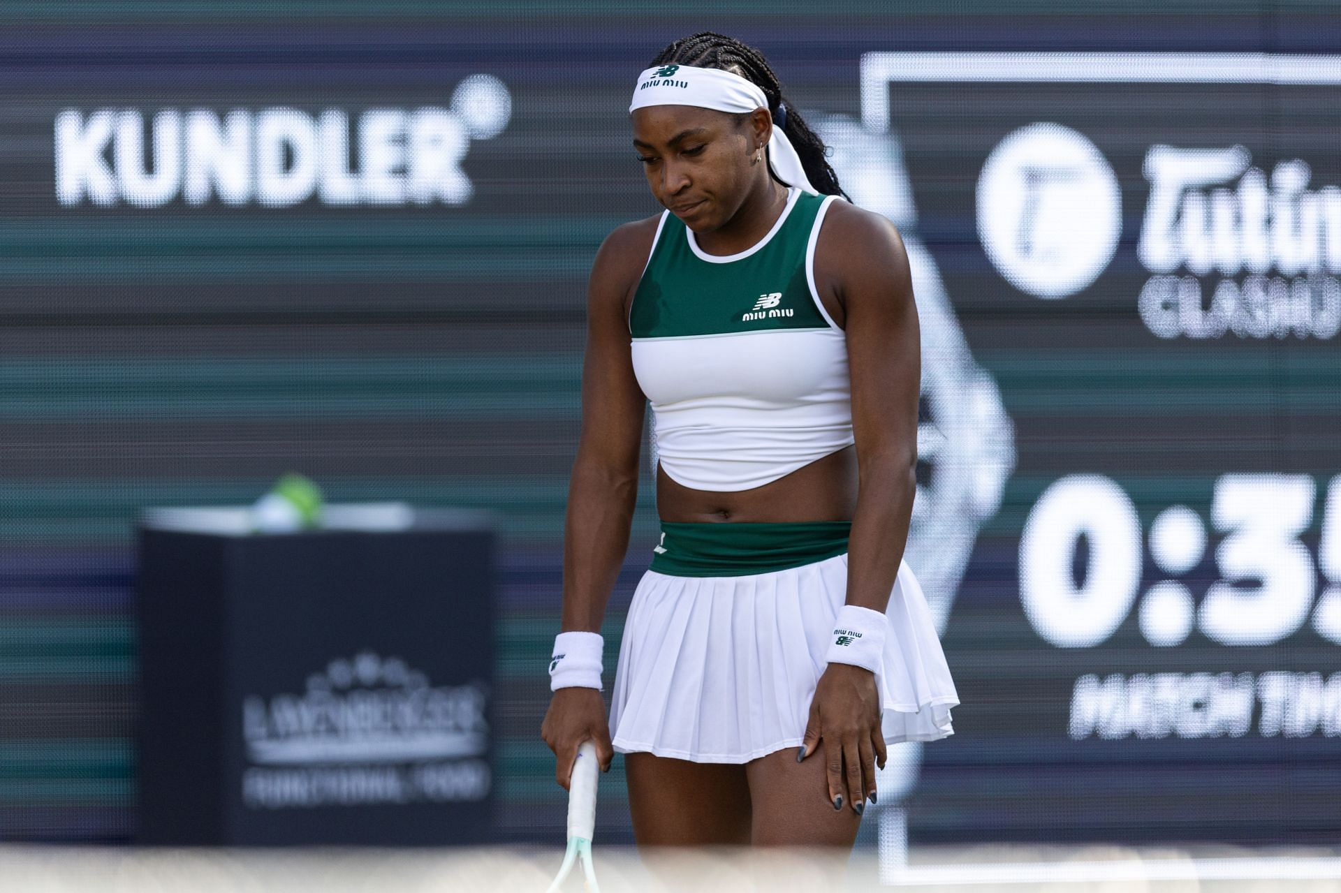 Coco Gauff at the 2025 Berlin Tennis Open (Source: Getty)